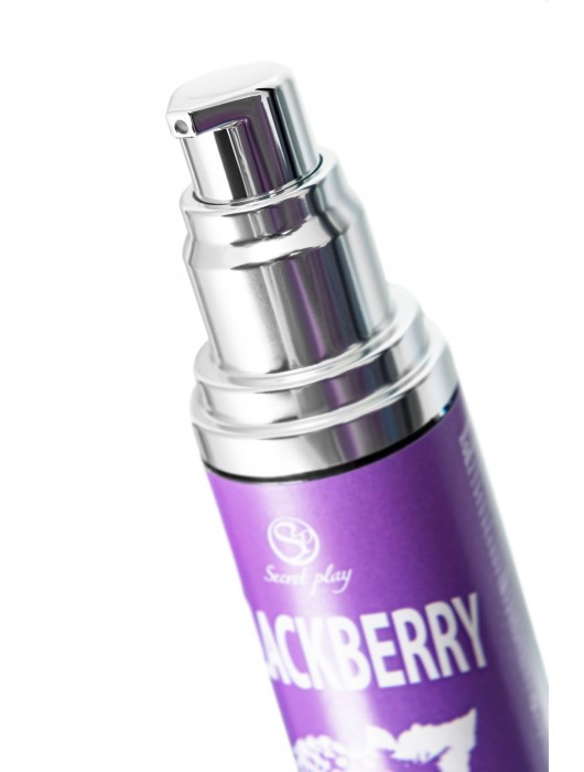 Массажное масло 2-в-1 Blackberry Hot Effect с разогревающим эффектом и вкусом ежевики - 50 мл. - Secret Play - купить с доставкой в Старом Осколе