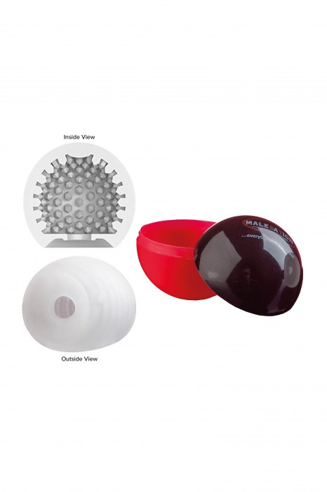 Белый мастурбатор-шар Lucky Ball Type 2 - MALESATION - в Старом Осколе купить с доставкой