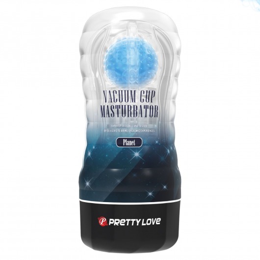 Прозрачный текстурированный мастурбатор Vacuum Cup Masturbator Planet - Baile - в Старом Осколе купить с доставкой