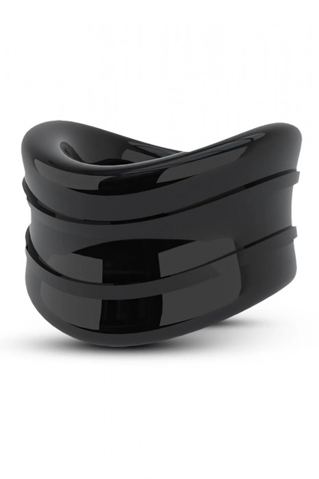 Черное эрекционное кольцо на мошонку Beef Ball Stretcher Snug - Blush Novelties - в Старом Осколе купить с доставкой