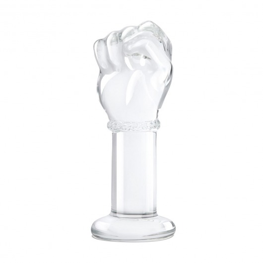 Стеклянный плаг в форме сжатой в кулак руки 5’’ Glass Fist Butt Plug - 13 см. - Glas