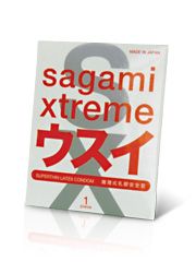 Ультратонкий презерватив Sagami Xtreme SUPERTHIN - 1 шт. - Sagami - купить с доставкой в Старом Осколе