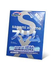 Презерватив Sagami Xtreme FEEL FIT 3D - 1 шт. - Sagami - купить с доставкой в Старом Осколе