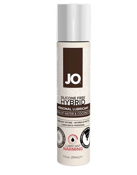 Водно-масляный лубрикант с разогревающим эффектом JO Silicone Free Hybrid Lubricant WARMING  - 30 мл. - System JO - купить с доставкой в Старом Осколе