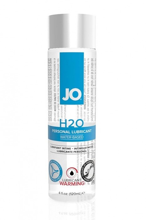 Возбуждающий лубрикант на водной основе JO Personal Lubricant H2O Warming - 120 мл. - System JO - купить с доставкой в Старом Осколе