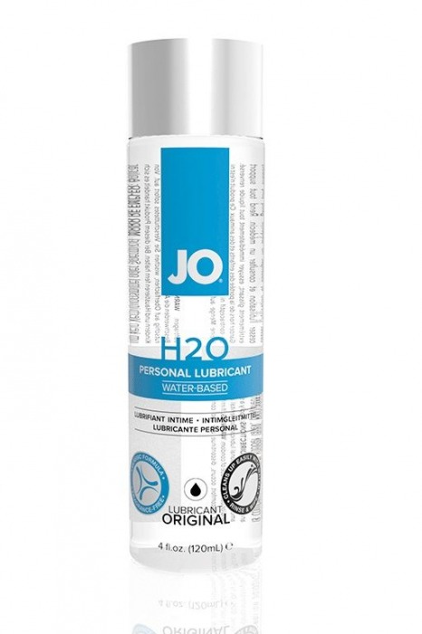 Нейтральный лубрикант на водной основе JO Personal Lubricant H2O - 120 мл. - System JO - купить с доставкой в Старом Осколе