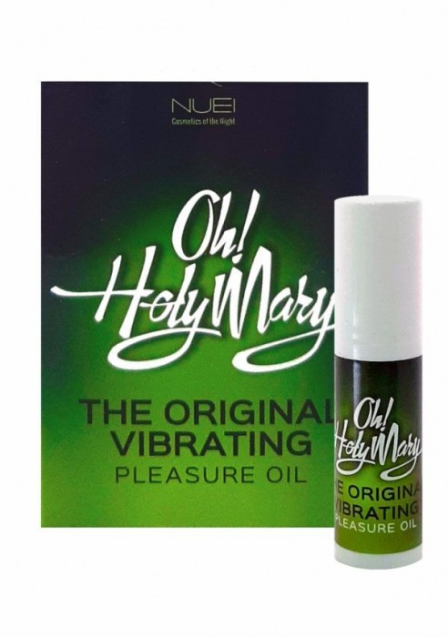 Масло унисекс с эффектом вибрации Oh! Holy Mary - 6 мл. - Nuei cosmetics - купить с доставкой в Старом Осколе