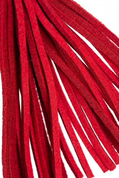 Зажимы на соски «Вилки» с красными кисточками из замши - Pecado - купить с доставкой в Старом Осколе