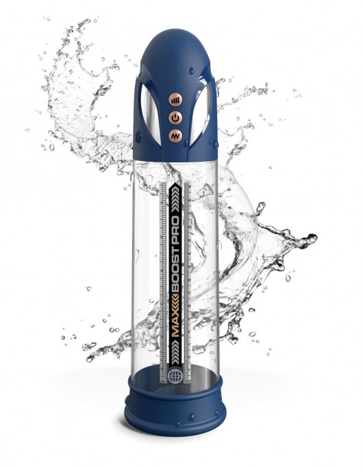 Синяя вакуумная автоматическая помпа Max Boost Pro Flow - Pipedream - в Старом Осколе купить с доставкой
