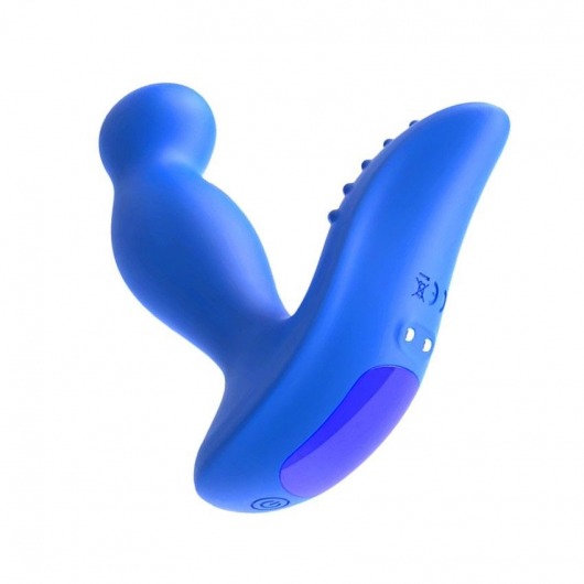 Синий вибромассажер простаты 3,5’’ P-spot Massager - 12,5 см. - Erokay - в Старом Осколе купить с доставкой