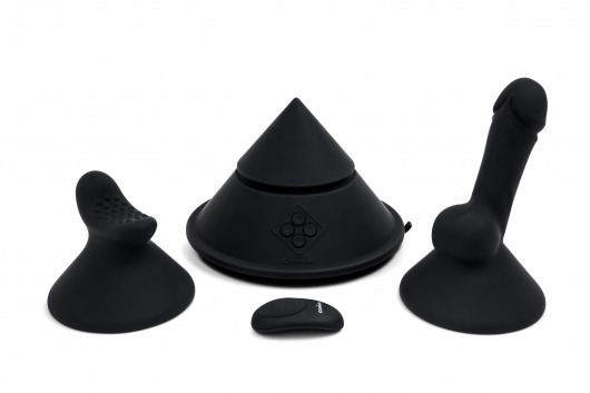 Конусный вибромассажер Cowgirl Cone с 2 насадками - CowGirl - купить с доставкой в Старом Осколе