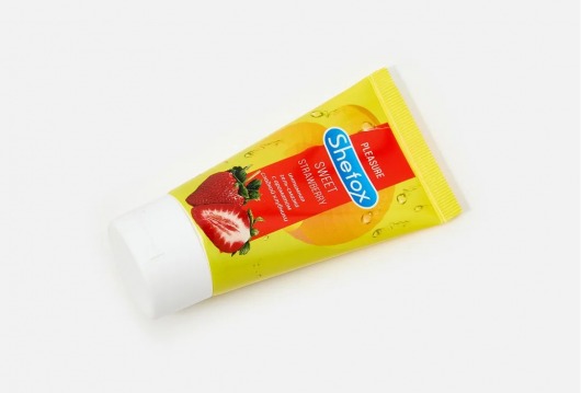 Интимная гель-смазка Shefox «Сладкая клубника» - 50 мл. - Shefox - купить с доставкой в Старом Осколе