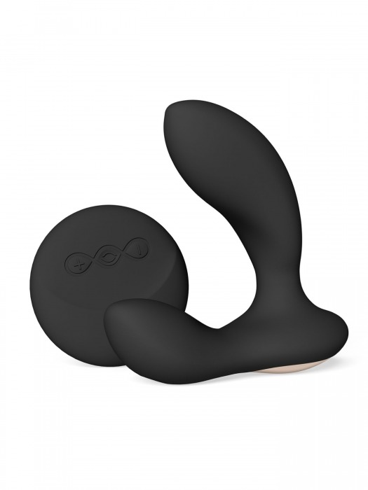 Черный вибромассажер простаты с пультом ДУ Hugo 2 Remote - Lelo - в Старом Осколе купить с доставкой