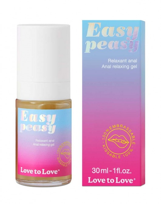 Анальный расслабляющий гель Easy Peasy - 30 мл. - Love to Love - купить с доставкой в Старом Осколе