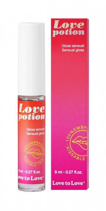 Возбуждающий блеск для губ Love Potion - 8 мл. - Love to Love - купить с доставкой в Старом Осколе