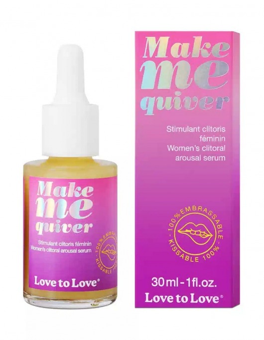 Возбуждающие капли для клитора Make Me Quiver - 30 мл. - Love to Love - купить с доставкой в Старом Осколе