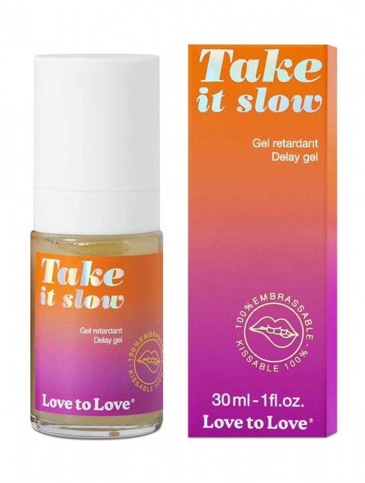 Пролонгирующий гель для мужчин Take It Slow - 30 мл. - Love to Love - купить с доставкой в Старом Осколе