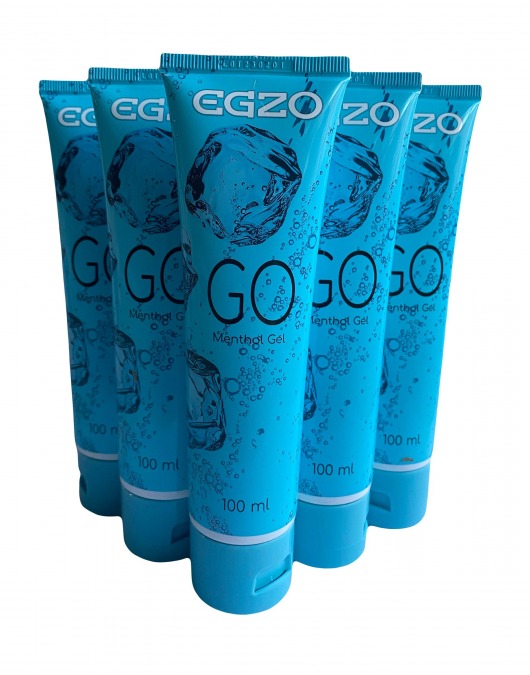Набор из 5 пролонгирующих лубрикантов на водной основе Egzo Go (по 100 мл.) - EGZO - купить с доставкой в Старом Осколе
