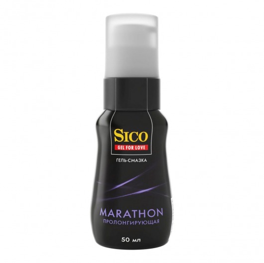 Пролонгирующая гель-смазка Sico Marathon - 50 мл. - Sico - купить с доставкой в Старом Осколе