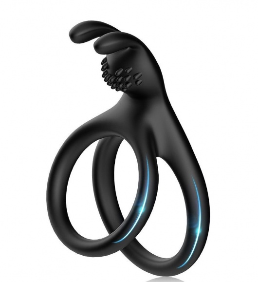 Черное эрекционное кольцо с подхватом мошонки - Boys of Toys - в Старом Осколе купить с доставкой