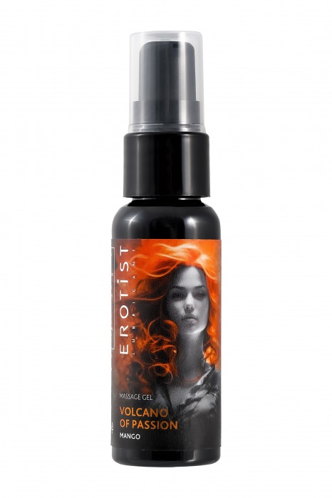 Гель с эффектом вибрации Volcano Of Passion со вкусом манго - 25 мл. - Erotist Lubricants - купить с доставкой в Старом Осколе