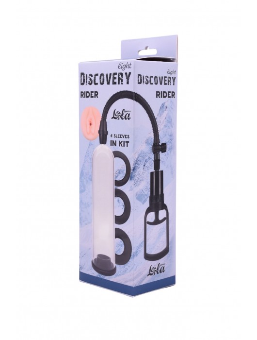 Вакуумная помпа со сменными насадками Rider - Lola Games - в Старом Осколе купить с доставкой