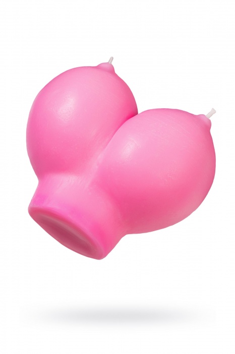 Розовая свеча «Сиськи» - 150 гр. - Pecado - купить с доставкой в Старом Осколе