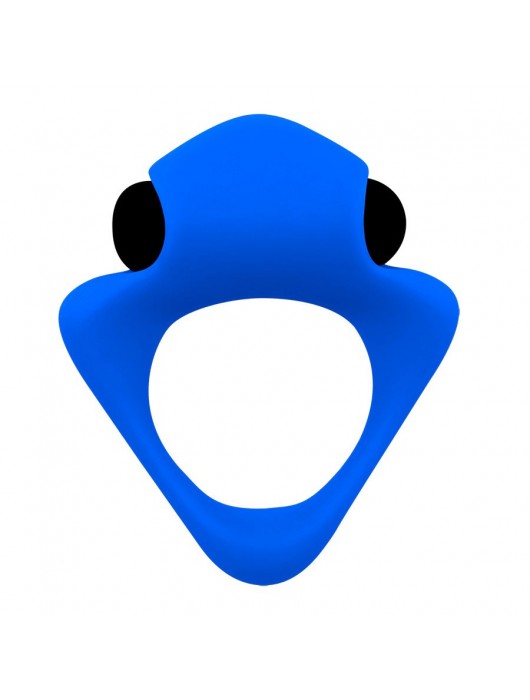 Синее эрекционное кольцо Wooomy Tribeс с вибрацией - Adrien Lastic - в Старом Осколе купить с доставкой