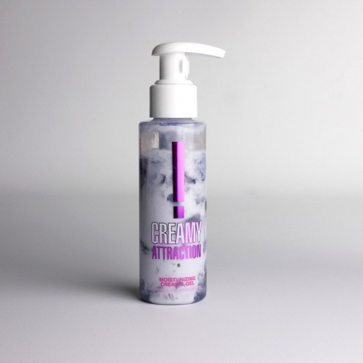Увлажняющий крем-гель для тела с ароматом ежевики Creamy Attraction Blackberry - 100 мл. - INTT - купить с доставкой в Старом Осколе