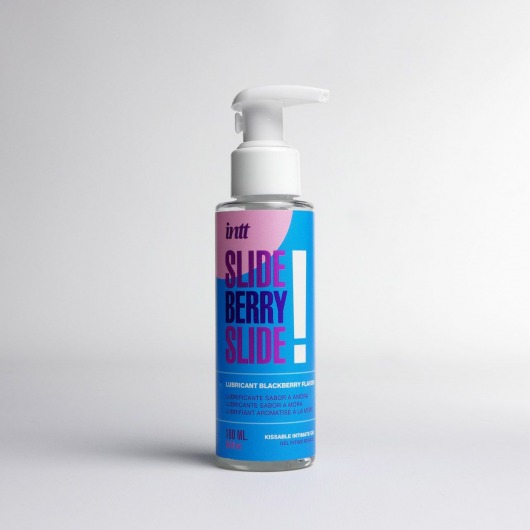 Увлажняющий гель с ароматом ежевики Slide Berry Slide - 100 мл. - INTT - купить с доставкой в Старом Осколе