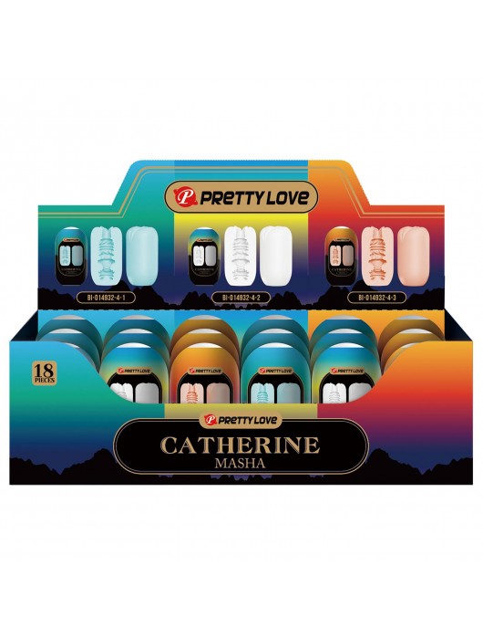 Набор из 18 мастурбаторов Catherine Masha - Baile - в Старом Осколе купить с доставкой