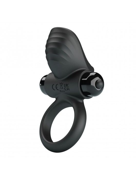Черное эрекционное кольцо с вибрацией Adrien - Baile - в Старом Осколе купить с доставкой