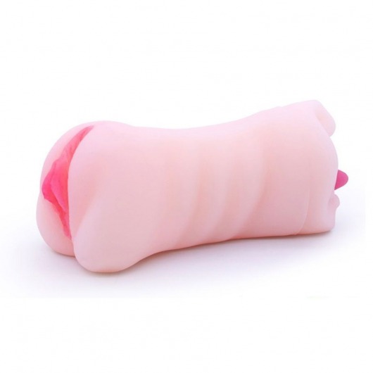 Телесный двусторонний мастурбатор - вагина и ротик - Boys of Toys - в Старом Осколе купить с доставкой