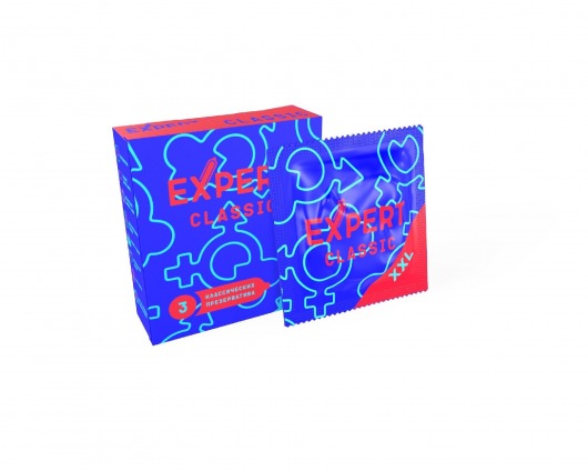 Презервативы увеличенного размера Expert Classic XXL - 3 шт. - Expert - купить с доставкой в Старом Осколе