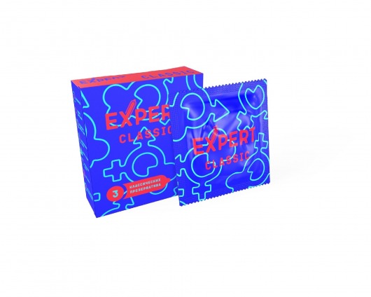 Классические презервативы Expert Classic - 3 шт. - Expert - купить с доставкой в Старом Осколе
