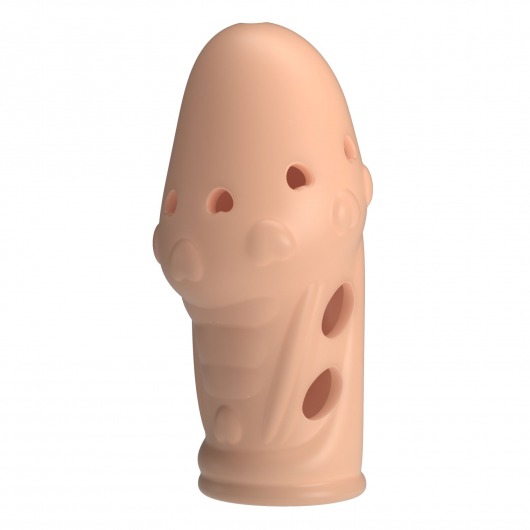 Телесная насадка на пенис Booker - 8 см. - Baile - в Старом Осколе купить с доставкой