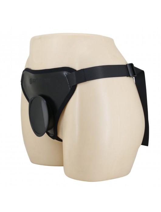 Черные трусики харнесс с платформой Caludio I - Baile - купить с доставкой в Старом Осколе