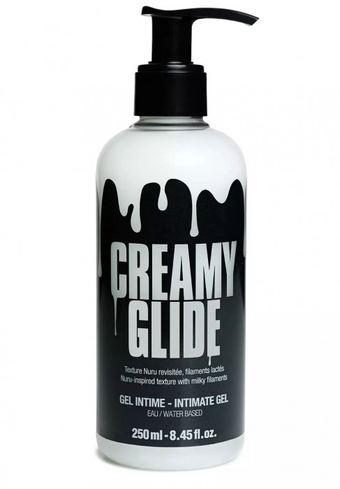 Лубрикант на водной основе Creamy Glide с консистенцией спермы - 250 мл. - Strap-on-me - купить с доставкой в Старом Осколе