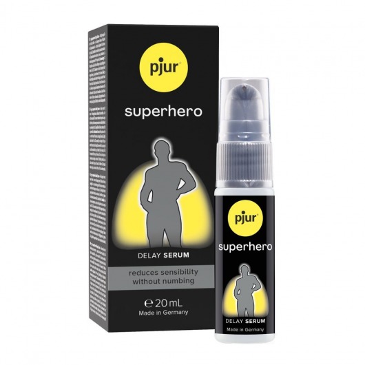 Пролонгатор-сыворотка pjur Superhero Delay Serum - 20 мл. - Pjur - купить с доставкой в Старом Осколе