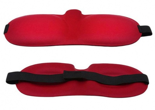 Красная глухая маска на резинке - Sitabella - купить с доставкой в Старом Осколе