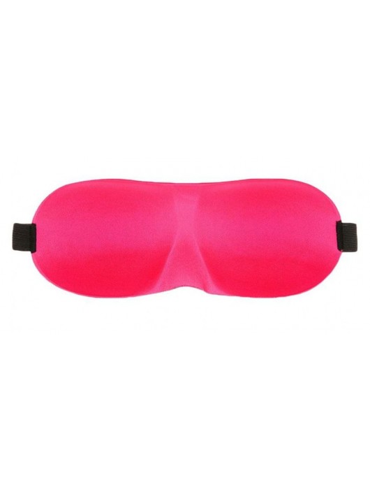 Розовая глухая маска на резинке - Sitabella - купить с доставкой в Старом Осколе