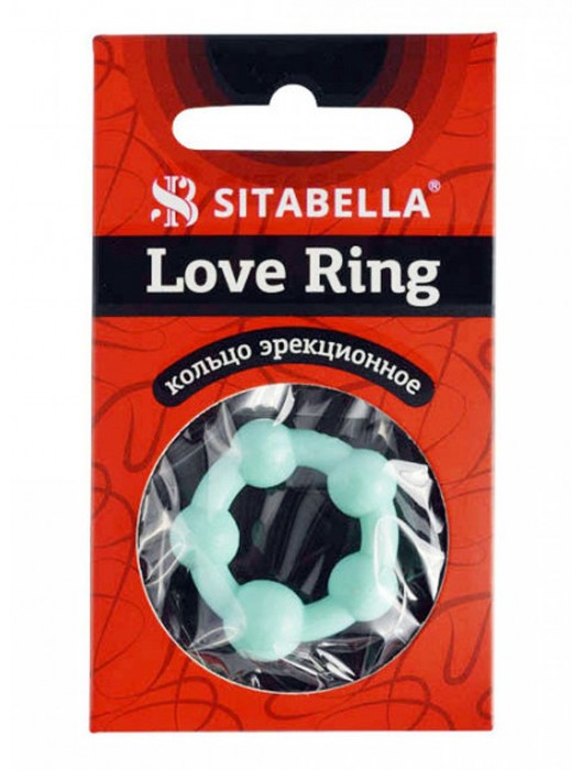 Цветное эрекционное кольцо с 5 бусинами Love Ring - Sitabella - в Старом Осколе купить с доставкой