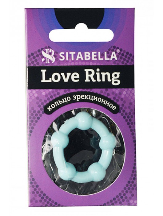Цветное эрекционное кольцо Love Ring с бусинами - Sitabella - в Старом Осколе купить с доставкой