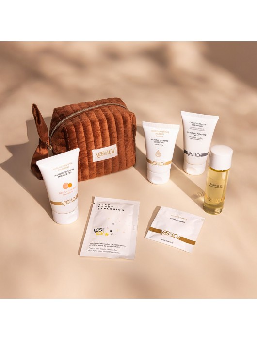 Набор YESforLOV La Trousse Enchantée в коричневой косметичке - YESforLOV - купить с доставкой в Старом Осколе