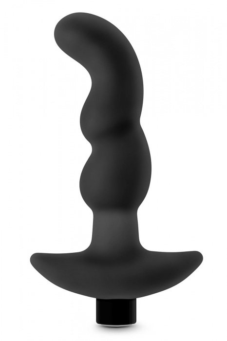 Черный вибромассажер простаты Prostate Massager 03 - 15,2 см. - Blush Novelties - в Старом Осколе купить с доставкой