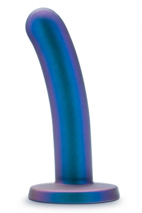 Синяя насадка с гладкой поверхностью Surrender 5.75 Inch Intermediate Pegging Dildo - 14,6 см. - Blush Novelties - купить с доставкой в Старом Осколе
