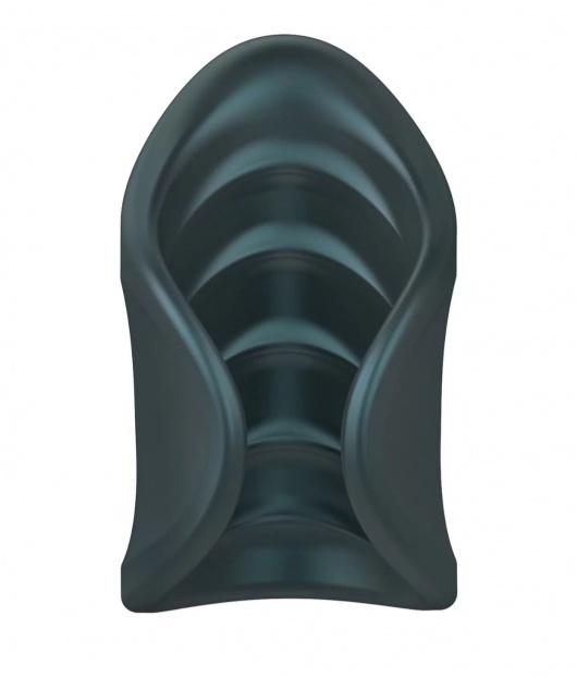 Серый сквозной мастурбатор с вибрацией Manwan Starter - Manwan - в Старом Осколе купить с доставкой