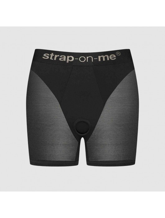 Трусики-шорты для фиксации насадок Strap-on-me Harness Lingerie Halo - size S - Strap-on-me - купить с доставкой в Старом Осколе