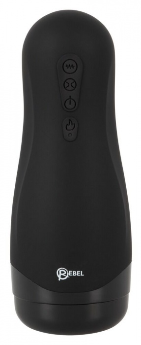 Черный вибромастурбатор с подогревом Masturbator with 3 Functions - Orion - в Старом Осколе купить с доставкой