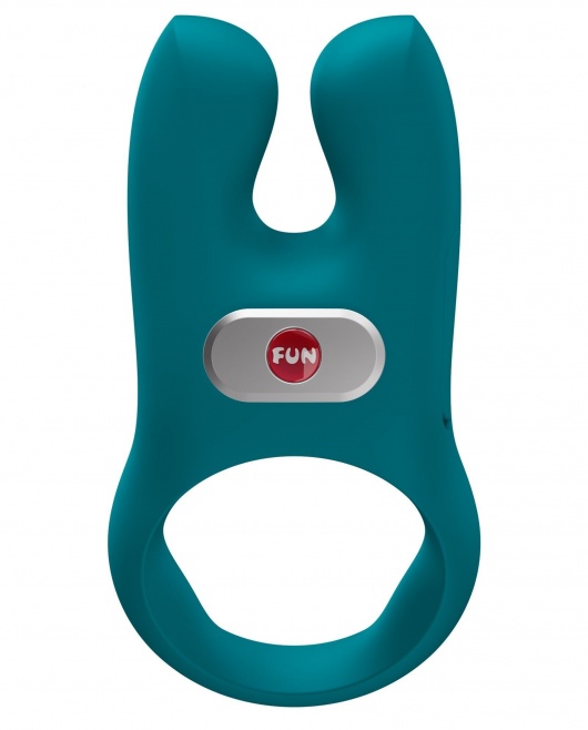 Зеленое эрекционное виброкольцо Nos - Fun Factory - в Старом Осколе купить с доставкой